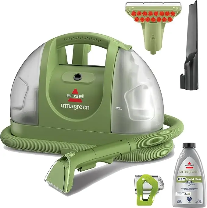BISSELL Little Green portable carpet cleaner with tools