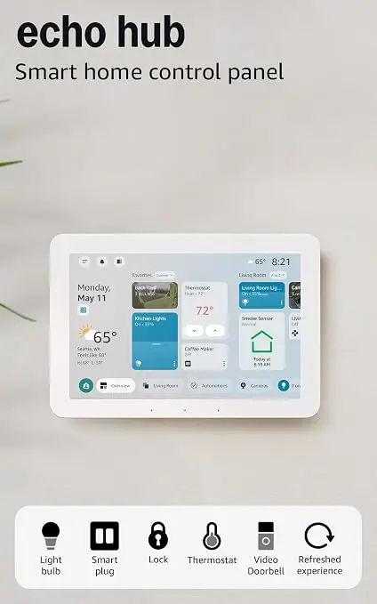 Amazon Echo Hub 8-inch smart home control panel